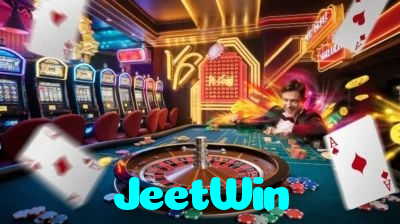JeetWin casino presented on mobile device in Pakistan with slots and live games